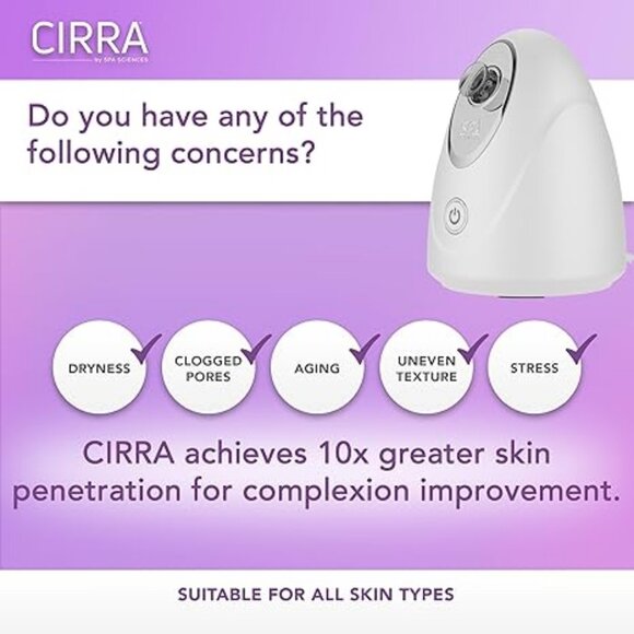 New Spa Sciences - CIRRA - Nano Ionic Facial Steamer NIB - Picture 4 of 5